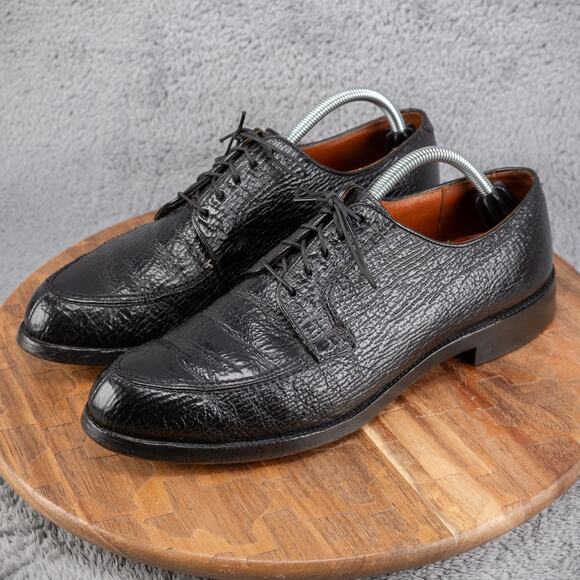 Vtg Men's Footjoy Classics Genuine Sharkskin Split Toe Oxford Size 10.5 A/C - Picture 5 of 11